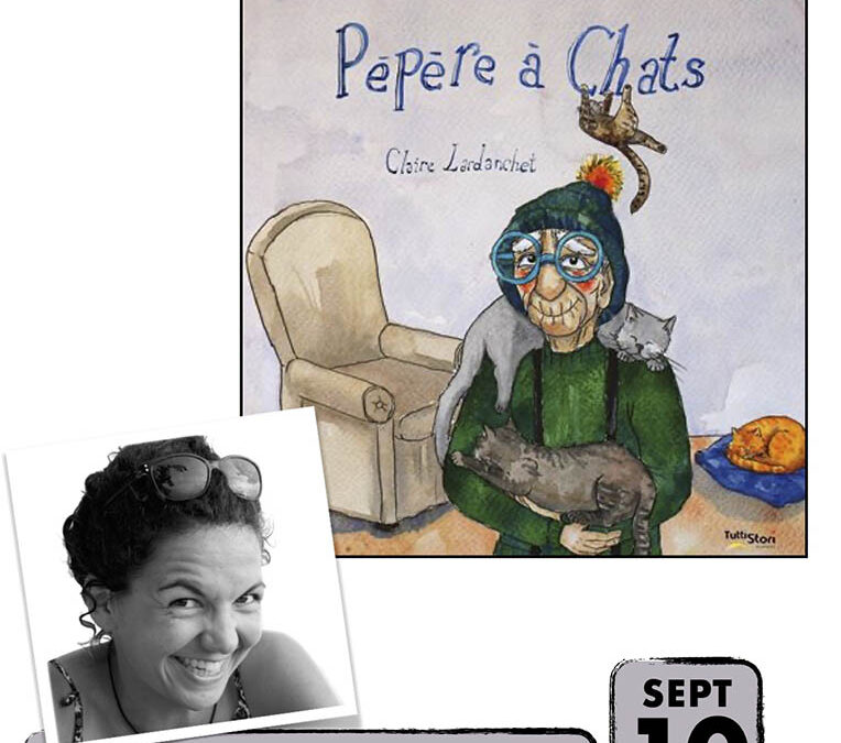 Rencontre et signature avec Claire Lardancher pour son livre « Pépère à chats »