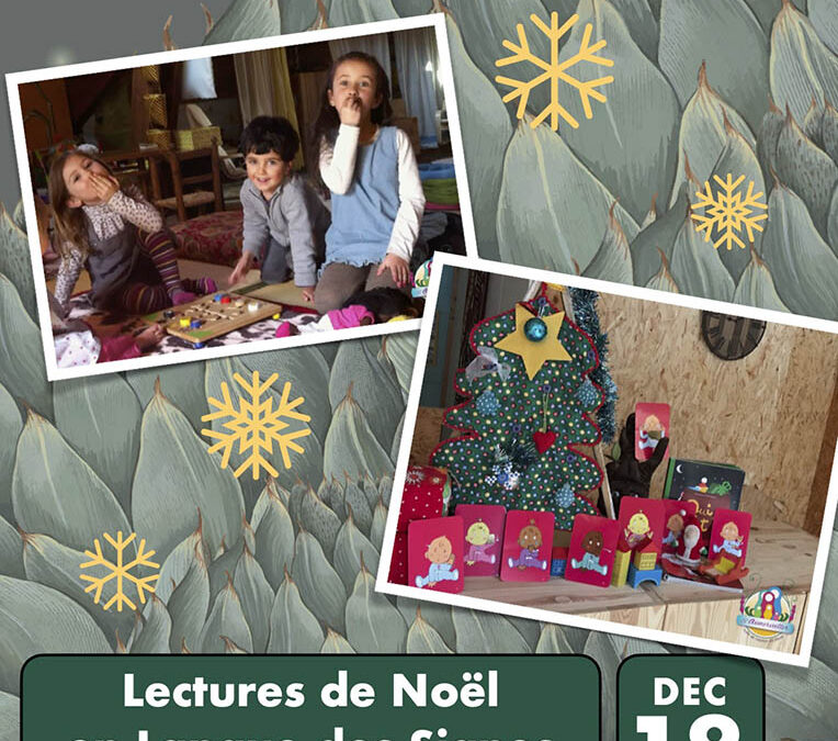 Lectures de Noël en langue des signes avec Sylvaine Mauplot